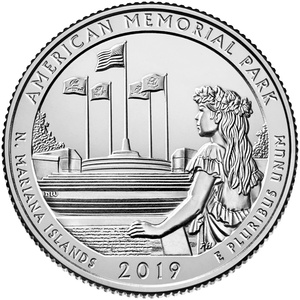 2019 Quarter - P - American Memorial Park reverse